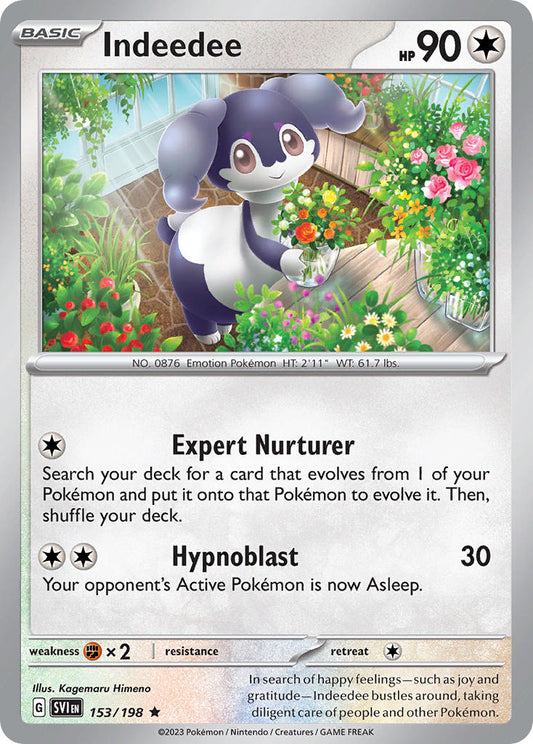 Indeedee 153/198 - POKEMON SCARLET & VIOLET: BASE SET - Pokemon Single Card