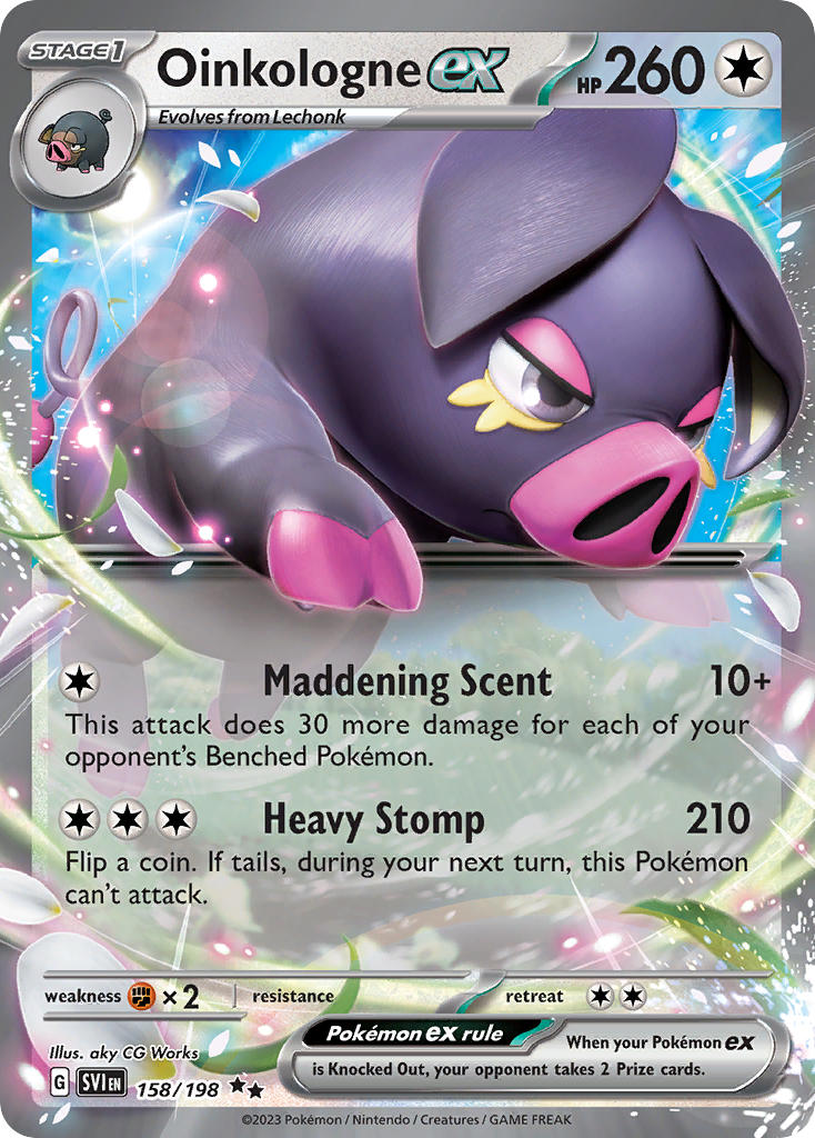 Oinkologne ex 158/198 - POKEMON SCARLET & VIOLET: BASE SET - Pokemon Single Card