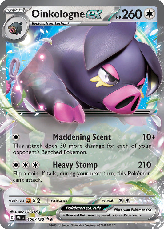 Oinkologne ex 158/198 - POKEMON SCARLET & VIOLET: BASE SET - Pokemon Single Card