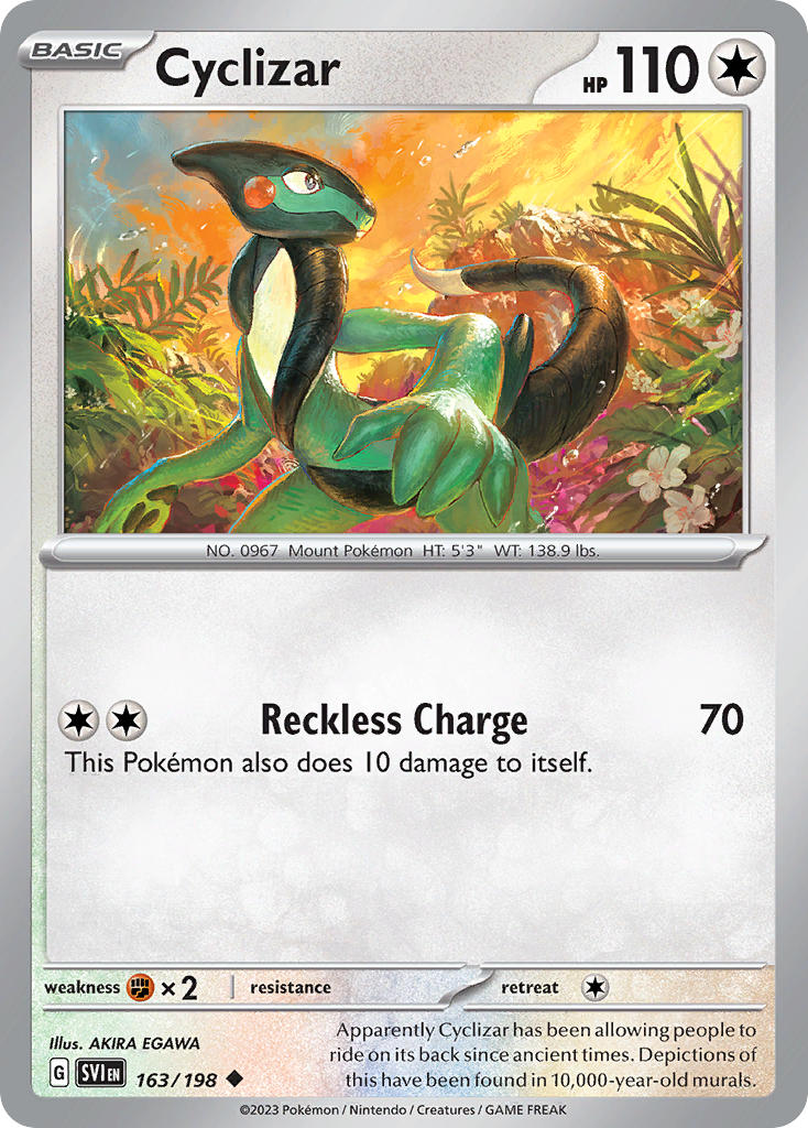 Cyclizar 163/198 - POKEMON SCARLET & VIOLET: BASE SET - Pokemon Single Card