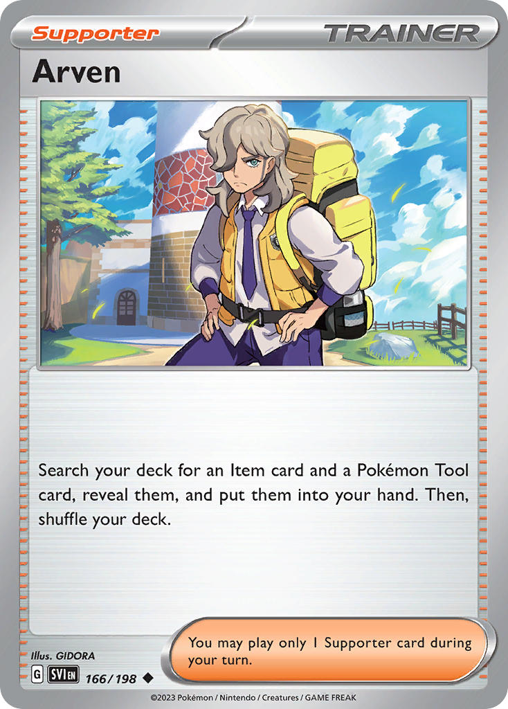 Arven 166/198 - POKEMON SCARLET & VIOLET: BASE SET - Pokemon Single Card