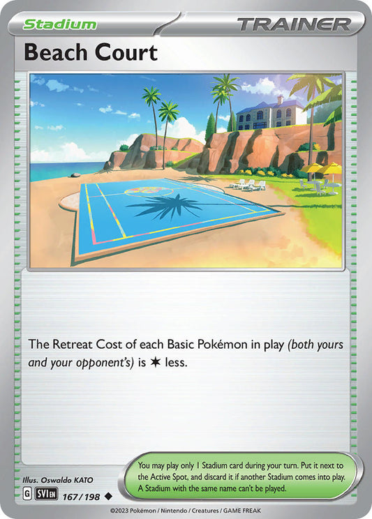 Beach Court 167/198 - POKEMON SCARLET & VIOLET: BASE SET - Pokemon Single Card