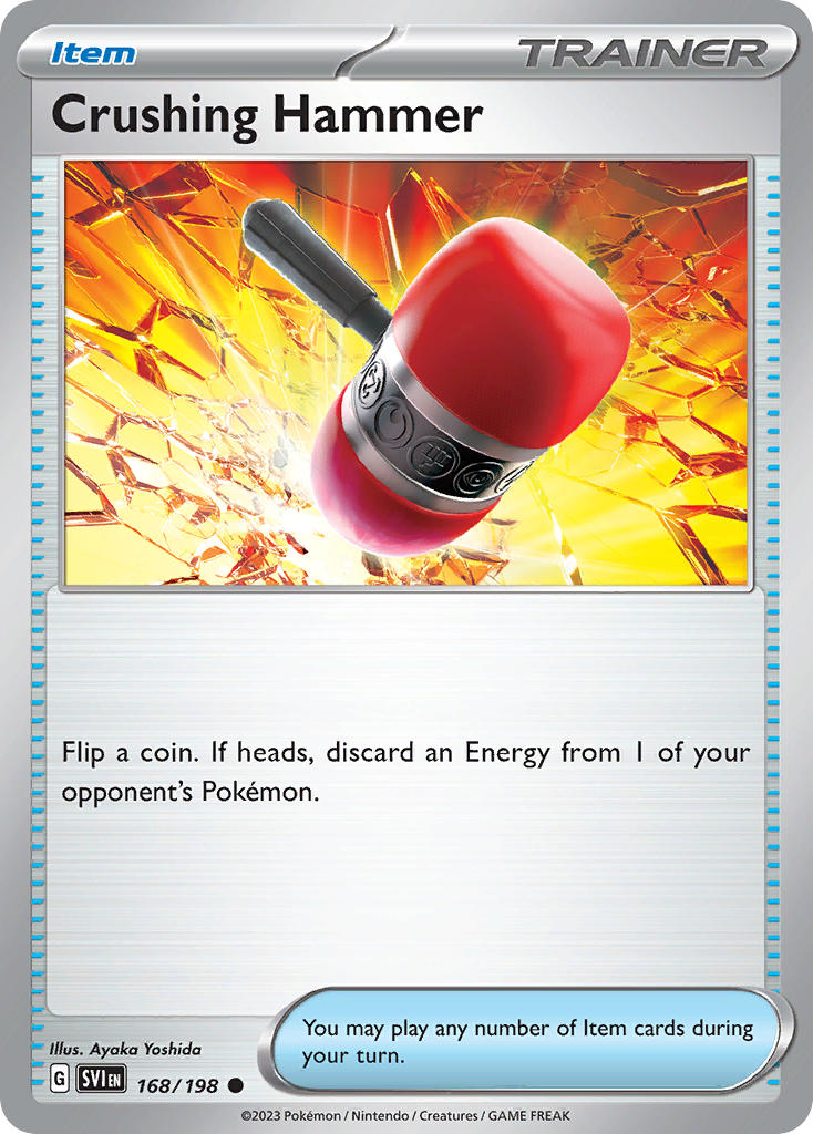Crushing Hammer 168/198 - POKEMON SCARLET & VIOLET: BASE SET - Pokemon Single Card