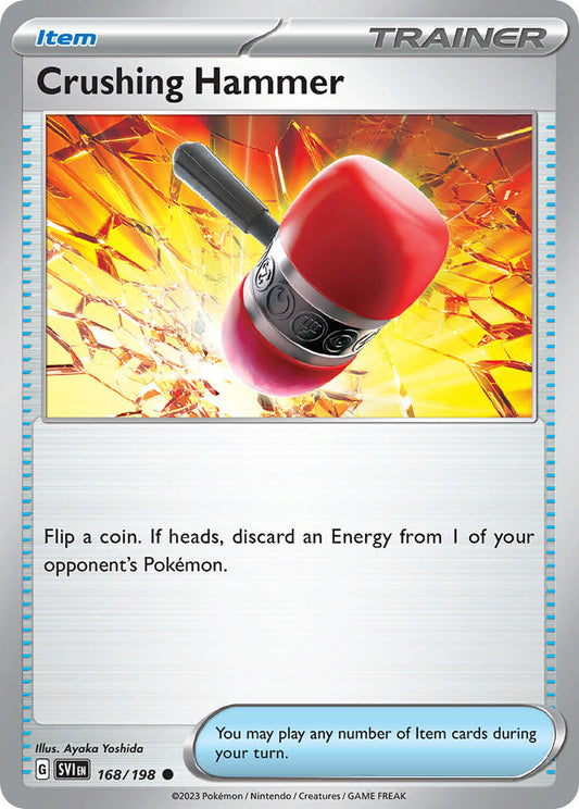 Crushing Hammer 168/198 - POKEMON SCARLET & VIOLET: BASE SET - Pokemon Single Card