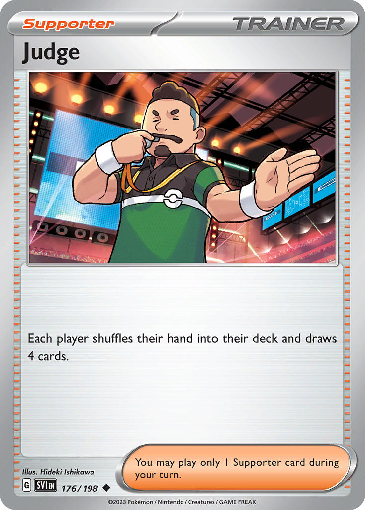 Judge 176/198 - POKEMON SCARLET & VIOLET: BASE SET - Pokemon Single Card