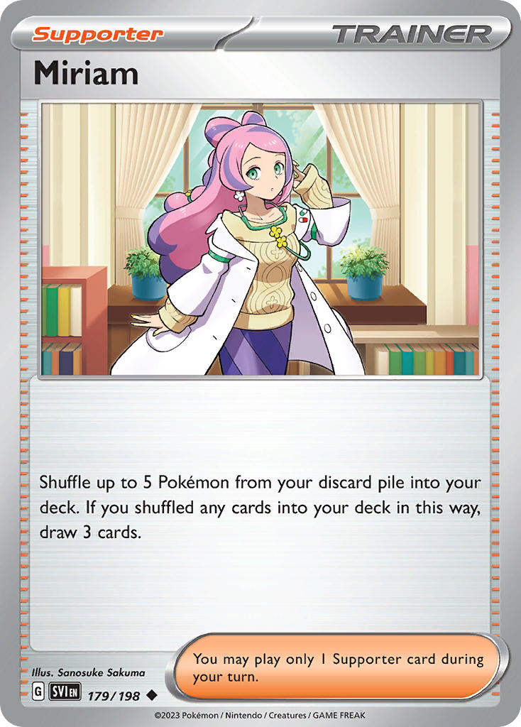 Miriam 179/198 - POKEMON SCARLET & VIOLET: BASE SET - Pokemon Single Card