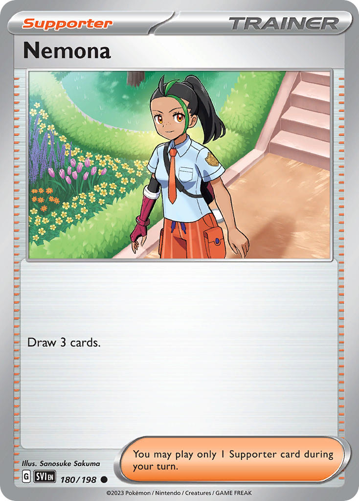 Nemona 180/198 - POKEMON SCARLET & VIOLET: BASE SET - Pokemon Single Card