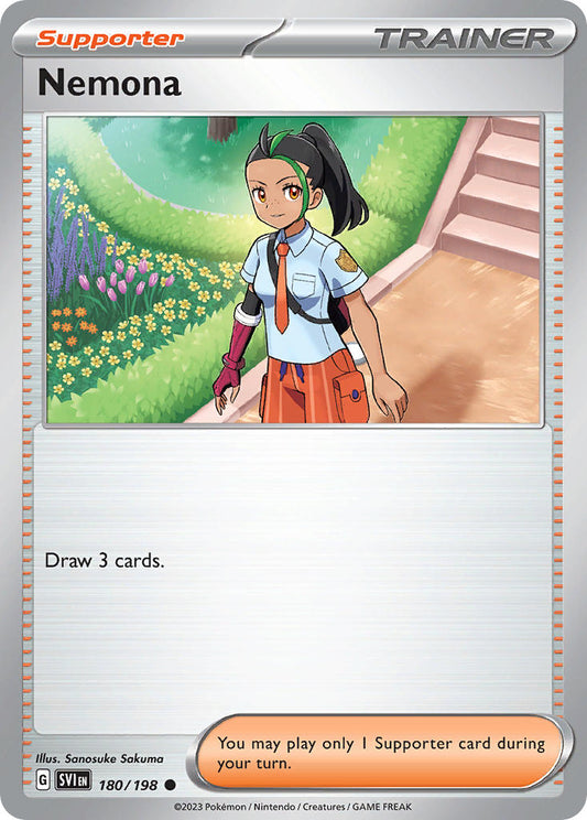 Nemona 180/198 - POKEMON SCARLET & VIOLET: BASE SET - Pokemon Single Card