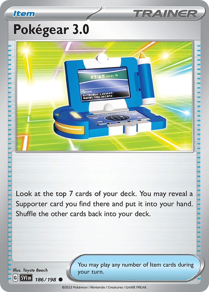 Pokégear 3.0 186/198 - POKEMON SCARLET & VIOLET: BASE SET - Pokemon Single Card