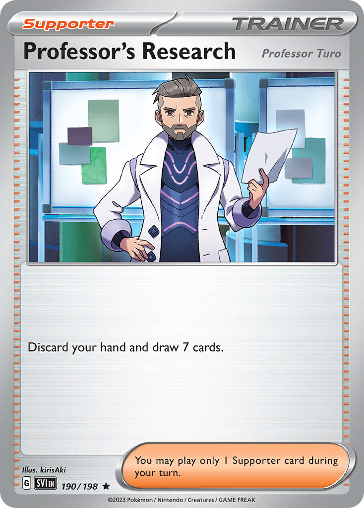Professor's Research 190/198 - POKEMON SCARLET & VIOLET: BASE SET - Pokemon Single Card