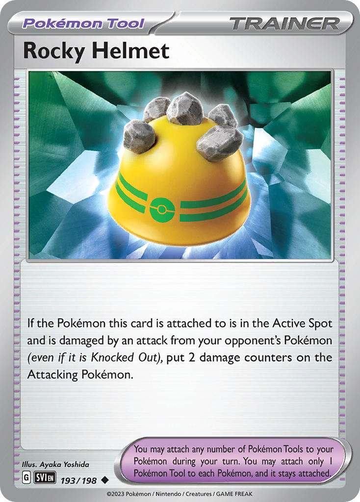 Rocky Helmet 193/198 - POKEMON SCARLET & VIOLET: BASE SET - Pokemon Single Card