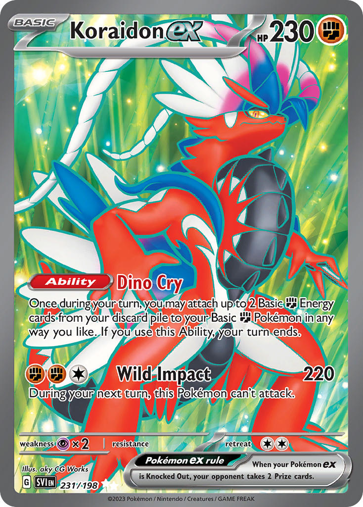 Koraidon ex 231/198 - POKEMON SCARLET & VIOLET: BASE SET - Pokemon Single Card