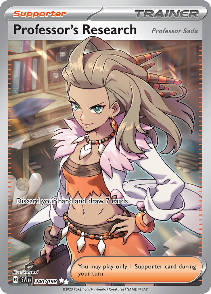 Professor's Research 240/198 - POKEMON SCARLET & VIOLET: BASE SET - Pokemon Single Card