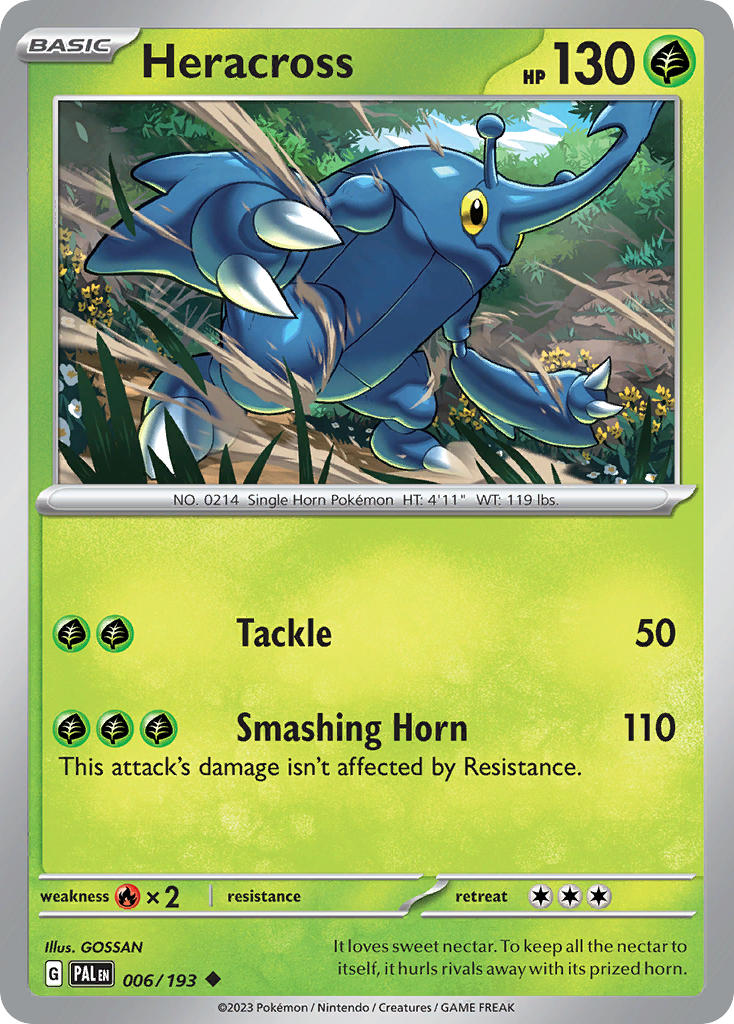 Heracross 006/193 - POKEMON SCARLET & VIOLET: PALDEA EVOLVED - Pokemon Single Card