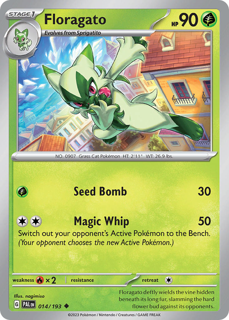 Floragato 014/193 - POKEMON SCARLET & VIOLET: PALDEA EVOLVED - Pokemon Single Card