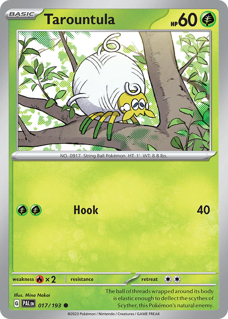 Tarountula 017/193 - POKEMON SCARLET & VIOLET: PALDEA EVOLVED - Pokemon Single Card