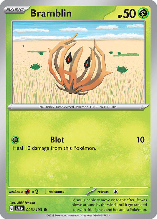 Bramblin 023/193 - POKEMON SCARLET & VIOLET: PALDEA EVOLVED - Pokemon Single Card