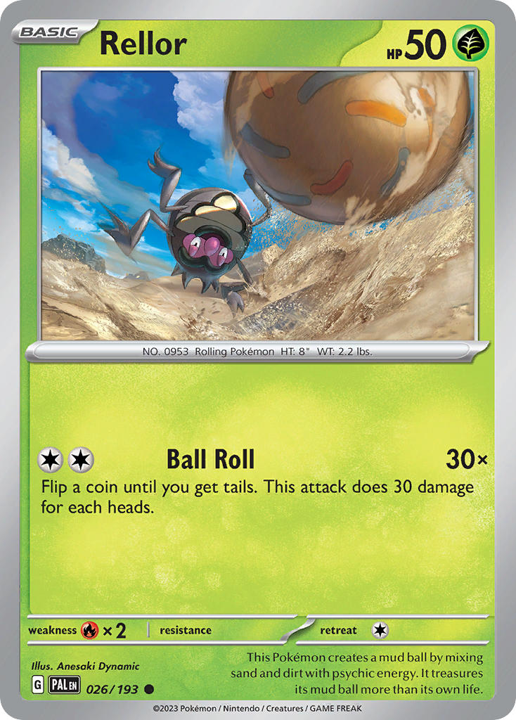 Rellor 026/193 - POKEMON SCARLET & VIOLET: PALDEA EVOLVED - Pokemon Single Card