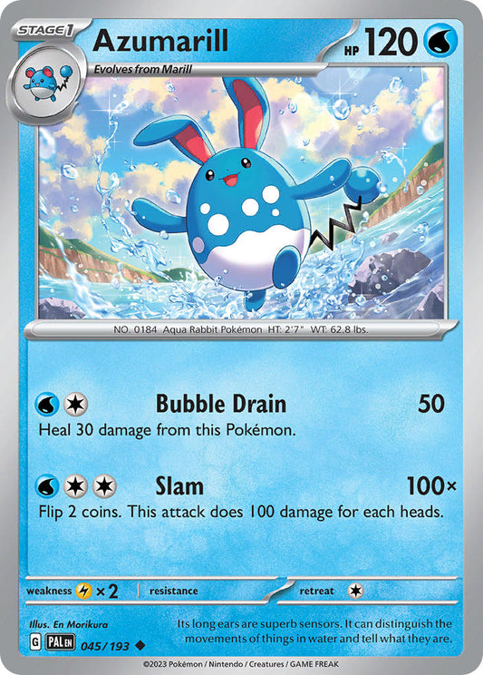 Azumarill 045/193 - POKEMON SCARLET & VIOLET: PALDEA EVOLVED - Pokemon Single Card