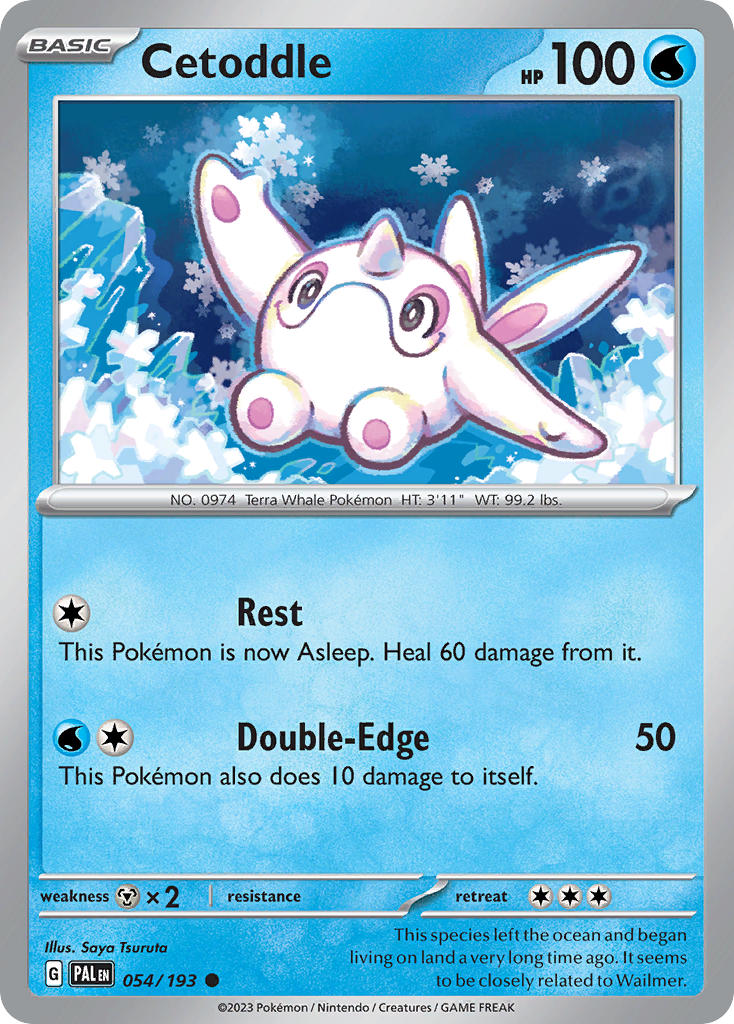 Cetoddle 054/193 - POKEMON SCARLET & VIOLET: PALDEA EVOLVED - Pokemon Single Card