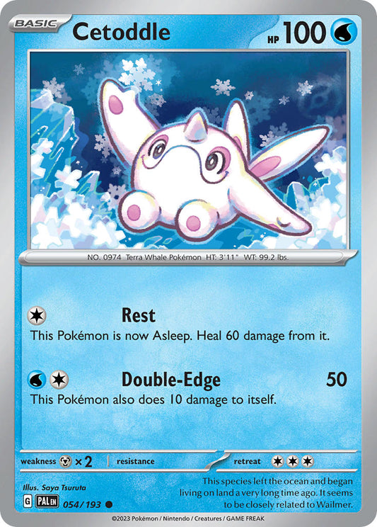 Cetoddle 054/193 - POKEMON SCARLET & VIOLET: PALDEA EVOLVED - Pokemon Single Card