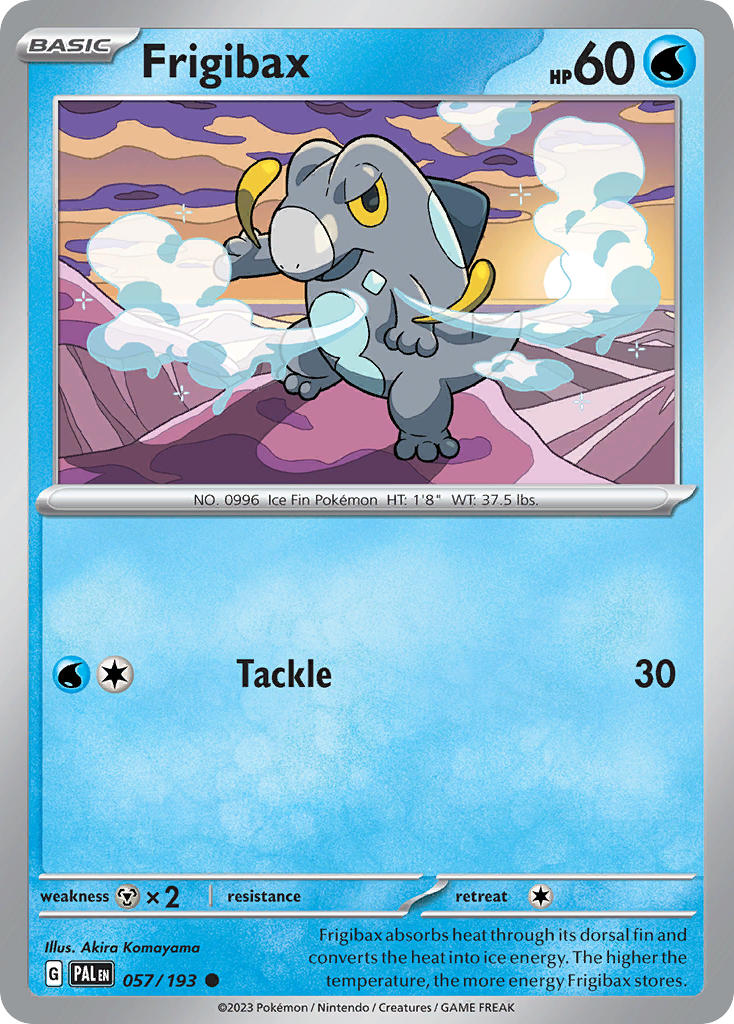 Frigibax 057/193 - POKEMON SCARLET & VIOLET: PALDEA EVOLVED - Pokemon Single Card