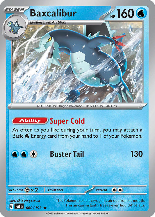 Baxcalibur 060/193 - POKEMON SCARLET & VIOLET: PALDEA EVOLVED - Pokemon Single Card