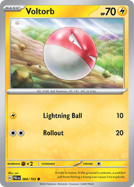 Voltorb 066/193 - POKEMON SCARLET & VIOLET: PALDEA EVOLVED - Pokemon Single Card