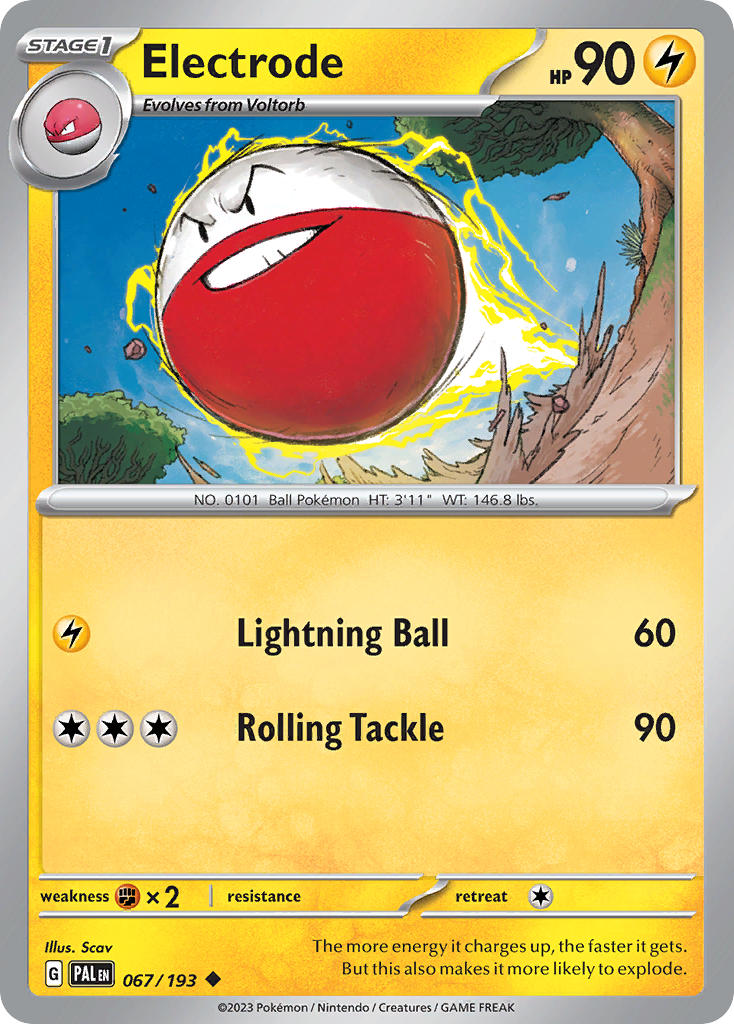 Electrode 067/193 - POKEMON SCARLET & VIOLET: PALDEA EVOLVED - Pokemon Single Card