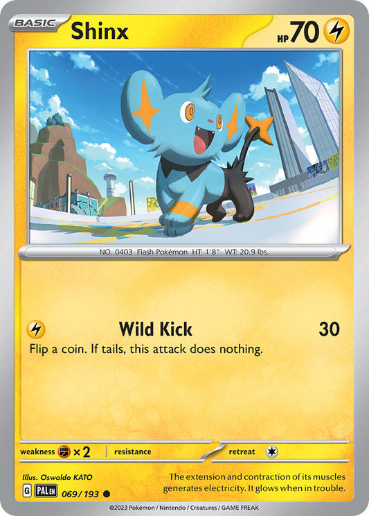 Shinx 069/193 - POKEMON SCARLET & VIOLET: PALDEA EVOLVED - Pokemon Single Card