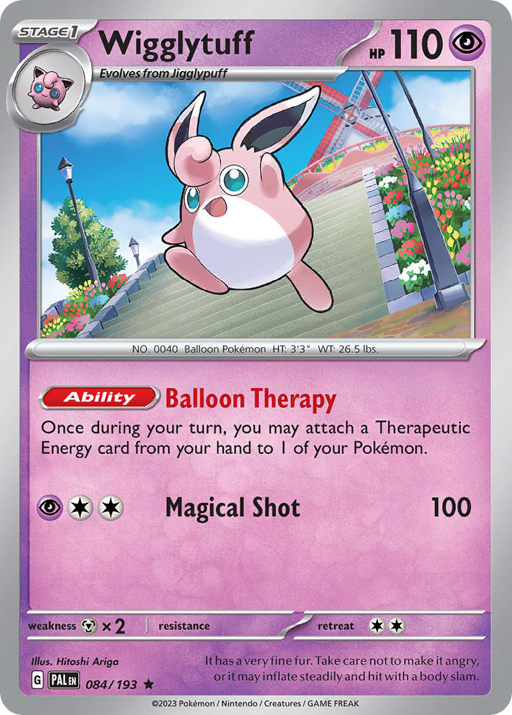 Wigglytuff 084/193 - POKEMON SCARLET & VIOLET: PALDEA EVOLVED - Pokemon Single Card