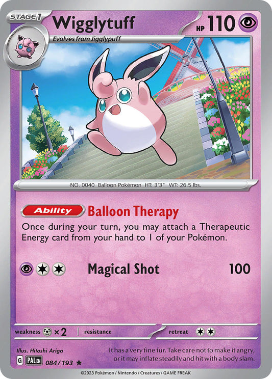 Wigglytuff 084/193 - POKEMON SCARLET & VIOLET: PALDEA EVOLVED - Pokemon Single Card