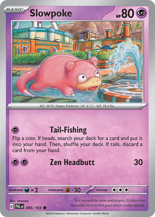 Slowpoke 085/193 - POKEMON SCARLET & VIOLET: PALDEA EVOLVED - Pokemon Single Card