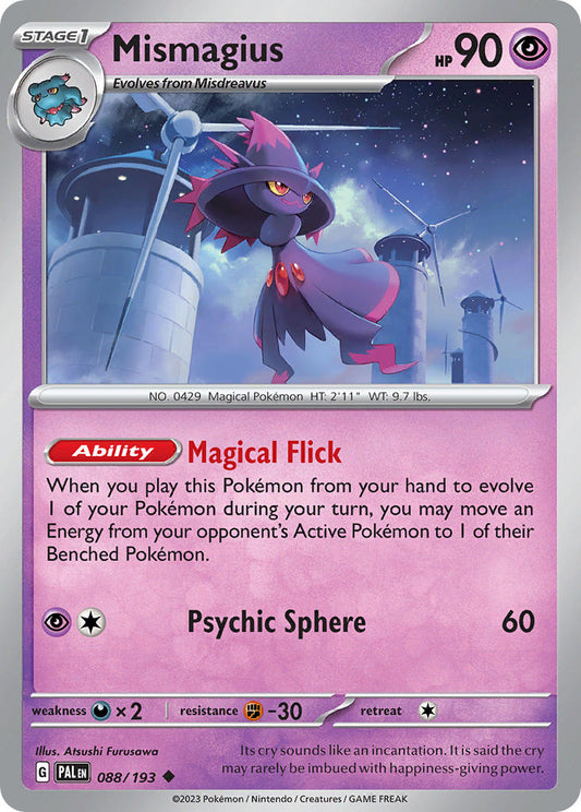 Mismagius 088/193 - POKEMON SCARLET & VIOLET: PALDEA EVOLVED - Pokemon Single Card