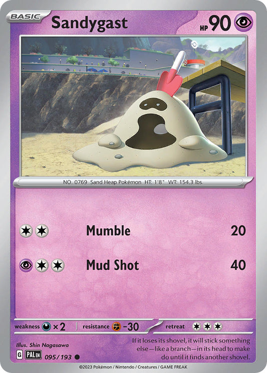 Sandygast 095/193 - POKEMON SCARLET & VIOLET: PALDEA EVOLVED - Pokemon Single Card