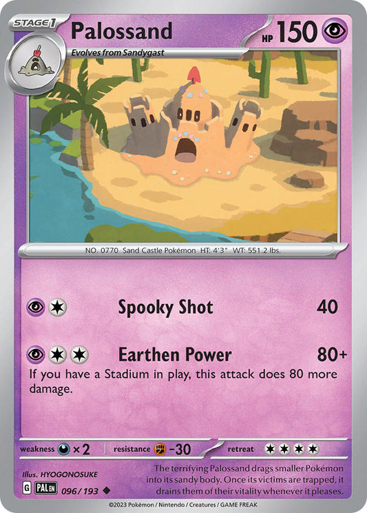 Palossand 096/193 - POKEMON SCARLET & VIOLET: PALDEA EVOLVED - Pokemon Single Card