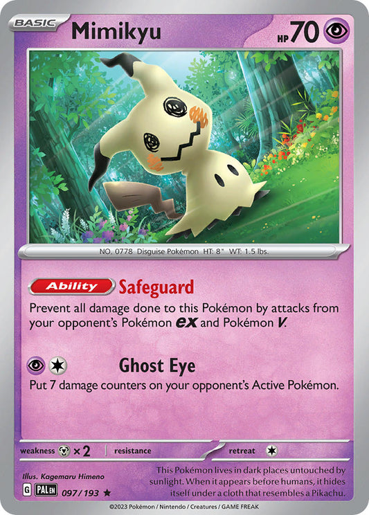 Mimikyu 097/193 - POKEMON SCARLET & VIOLET: PALDEA EVOLVED - Pokemon Single Card