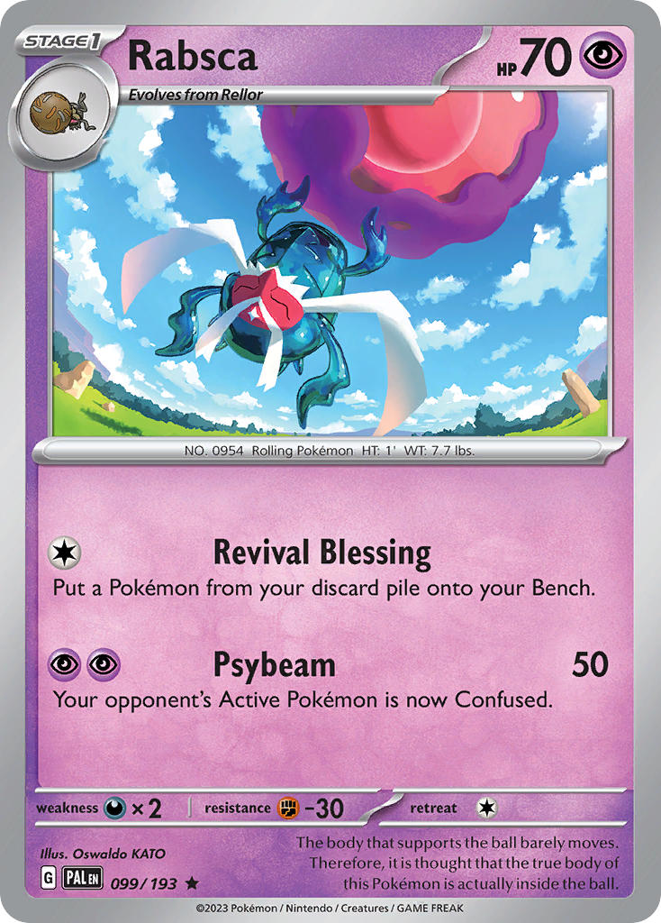 Rabsca 099/193 - POKEMON SCARLET & VIOLET: PALDEA EVOLVED - Pokemon Single Card