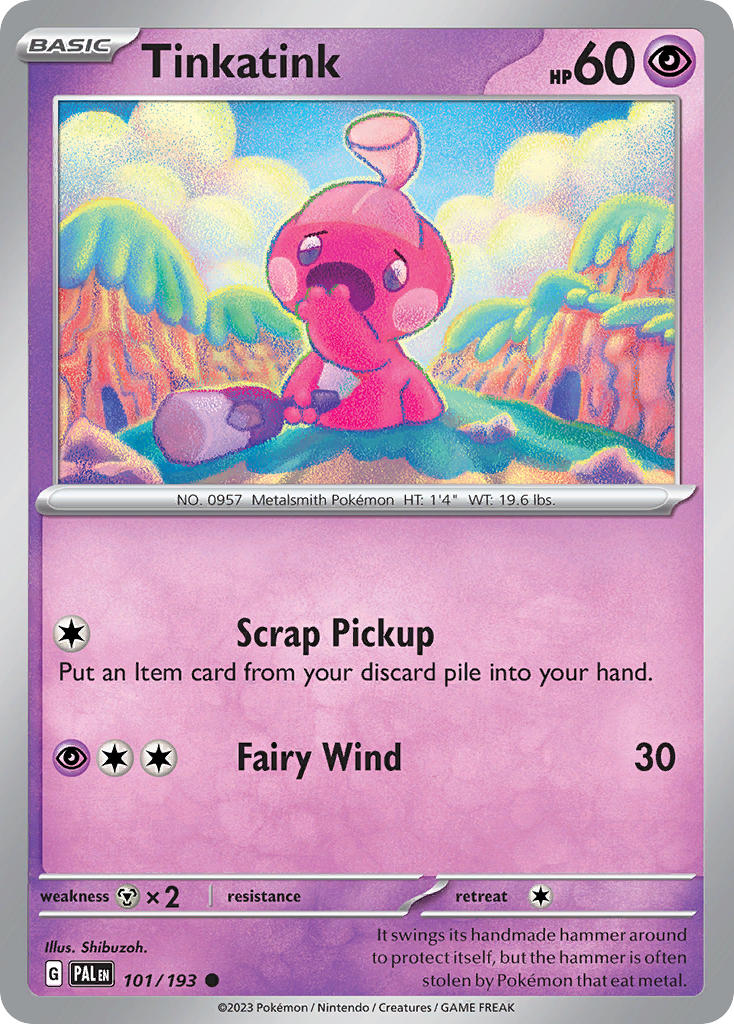 Tinkatink 101/193 - POKEMON SCARLET & VIOLET: PALDEA EVOLVED - Pokemon Single Card