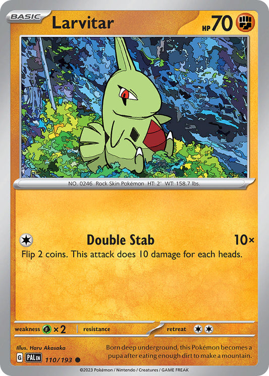 Larvitar 110/193 - POKEMON SCARLET & VIOLET: PALDEA EVOLVED - Pokemon Single Card