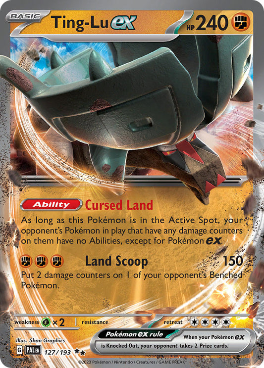 Ting-Lu ex 127/193 - POKEMON SCARLET & VIOLET: PALDEA EVOLVED - Pokemon Single Card