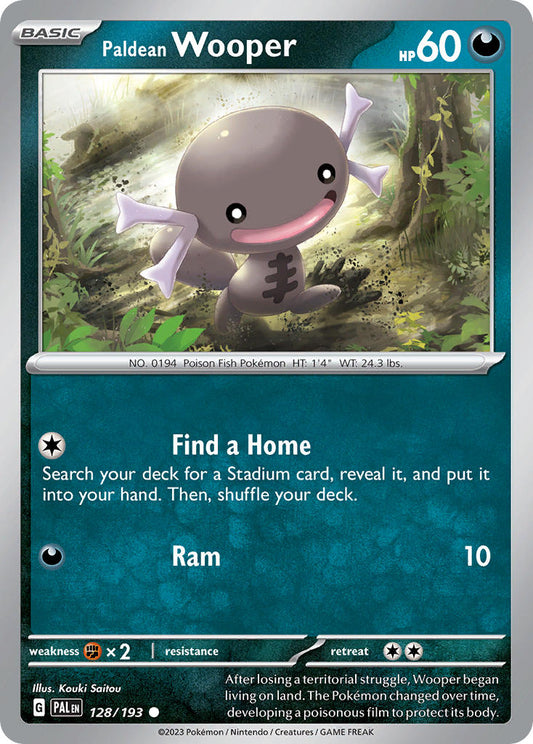 Paldean Wooper 128/193 - POKEMON SCARLET & VIOLET: PALDEA EVOLVED - Pokemon Single Card