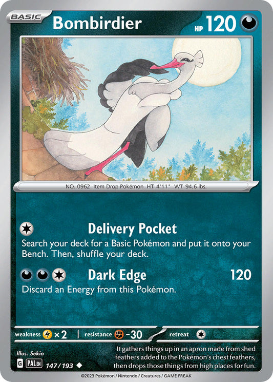 Bombirdier 147/193 - POKEMON SCARLET & VIOLET: PALDEA EVOLVED - Pokemon Single Card