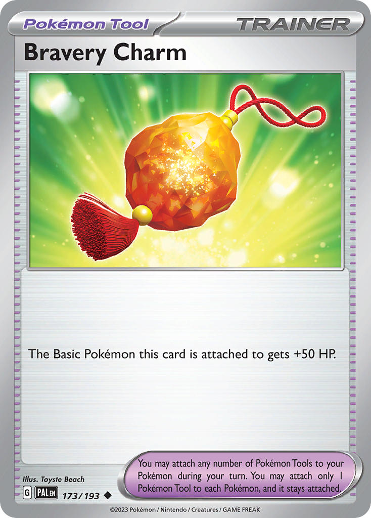 Bravery Charm 173/193 - POKEMON SCARLET & VIOLET: PALDEA EVOLVED - Pokemon Single Card