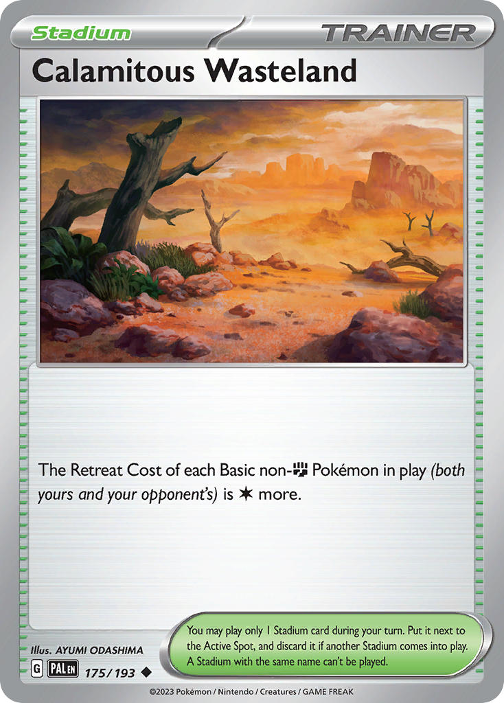 Calamitous Wasteland 175/193 - POKEMON SCARLET & VIOLET: PALDEA EVOLVED - Pokemon Single Card