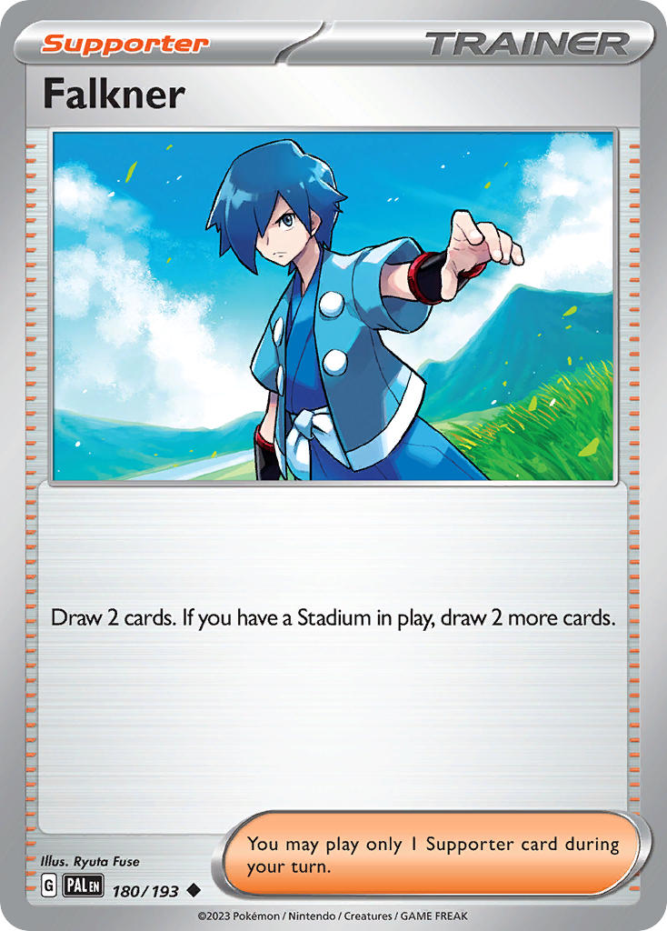 Falkner 180/193 - POKEMON SCARLET & VIOLET: PALDEA EVOLVED - Pokemon Single Card