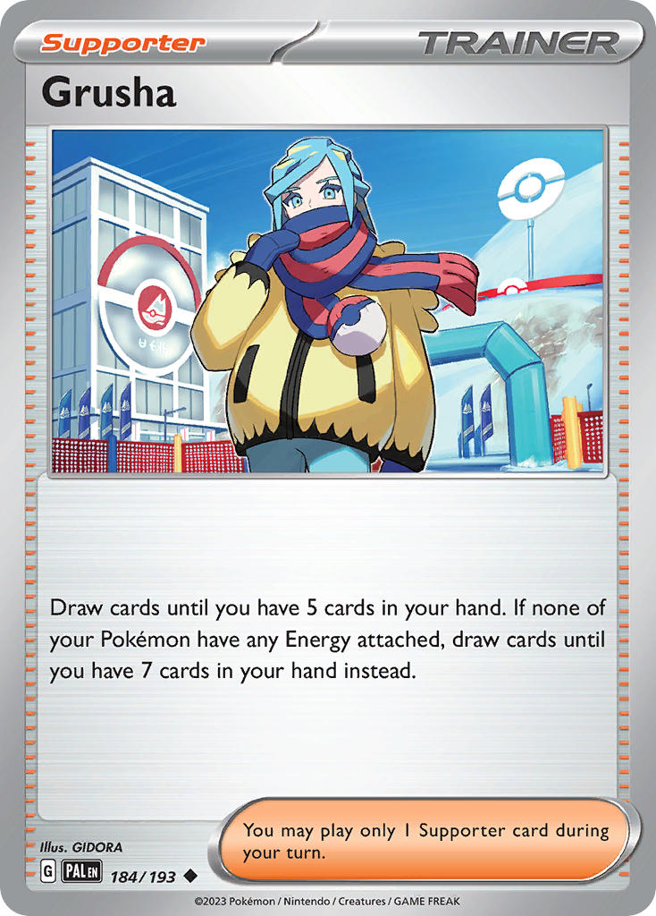 Grusha 184/193 - POKEMON SCARLET & VIOLET: PALDEA EVOLVED - Pokemon Single Card