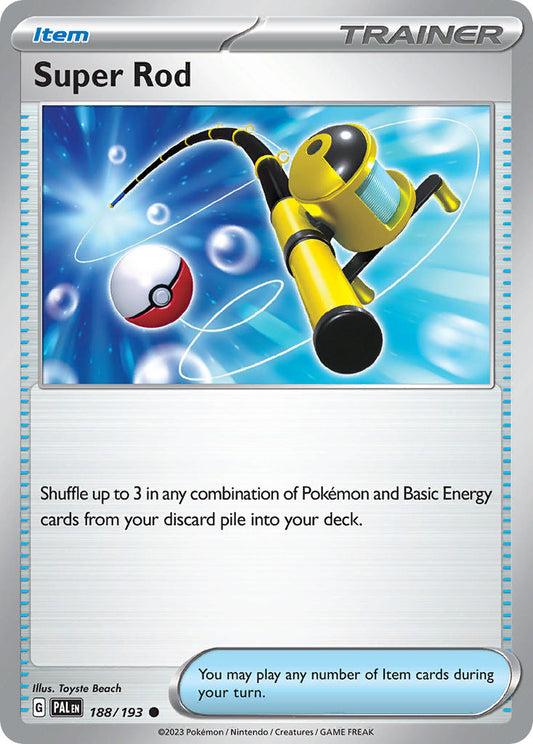 Super Rod 188/193 - POKEMON SCARLET & VIOLET: PALDEA EVOLVED - Pokemon Single Card