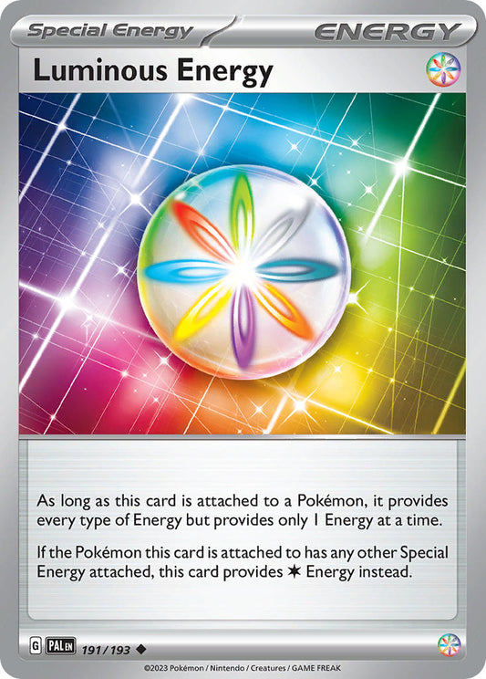 Luminous Energy 191/193 - POKEMON SCARLET & VIOLET: PALDEA EVOLVED - Pokemon Single Card