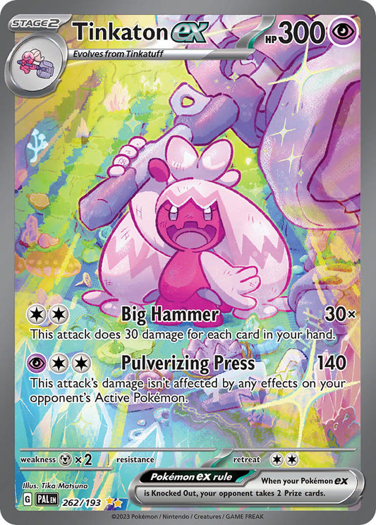 Tinkaton ex 262/193 - POKEMON SCARLET & VIOLET: PALDEA EVOLVED - Pokemon Single Card